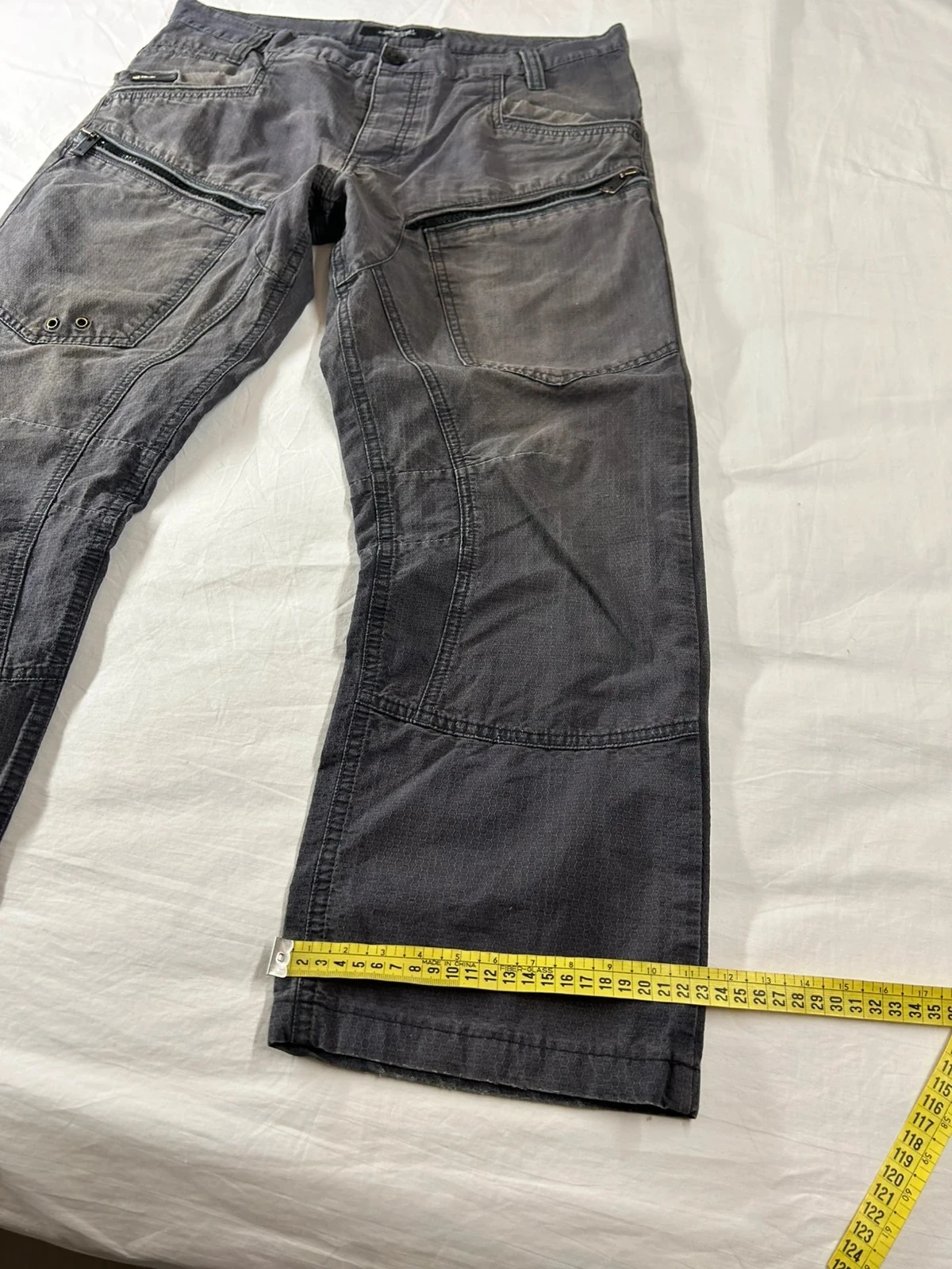 Pantalón corto gris vintage Celio estilo retro y2k – photo 6